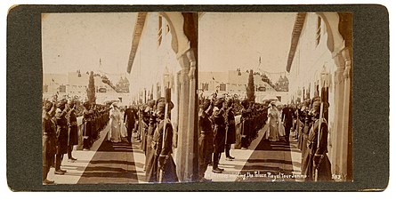 The Princess of Wales visiting the royal tour, Jammu in 1905-06