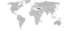 Location map for Turkey and Vietnam.