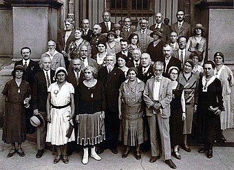 Photographie du congrès universel d'espéranto de 1931.