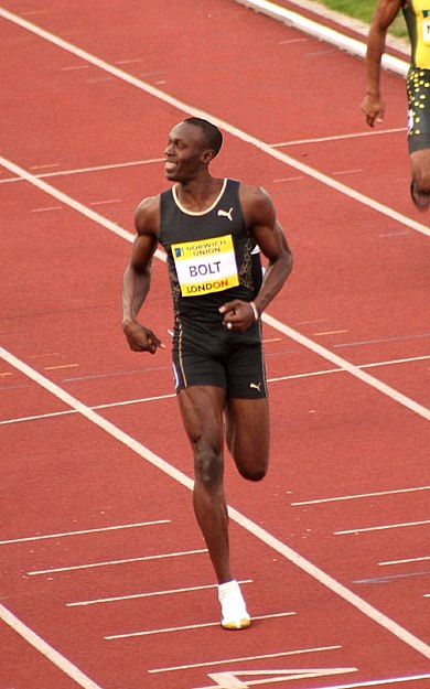 Usain Bolt 2007 februárjában