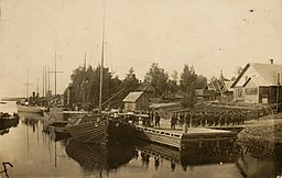 Värska hamn på 1930-talet.