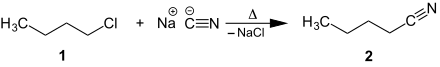 Synthese von Valeronitril