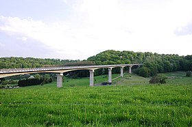 Le viaduc de Piedmont.