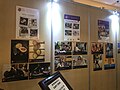 Closer image of the Wiki Loves Africa exhibition at Wikimania Cape Town.