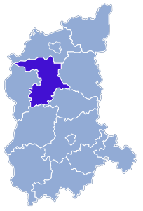 Powiat Powiat sulęciński v Lubuskom vojvodstve (klikacia mapa)