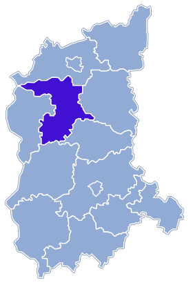 Localisation de Powiat de Sulęcin