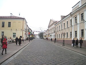 Центральная улица в историческом центре.