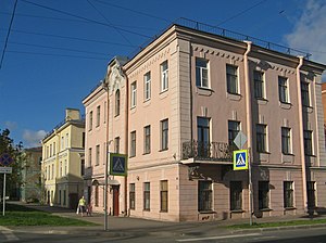 Угол Владимирской и Посадской (бывшей Михайловской) улиц, место боевых действий Кронштадтского восстания