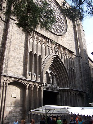 Pí Square Church, in Barcelona.