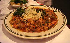 A traditional Creole/Cajun cuisine crawfish ét...