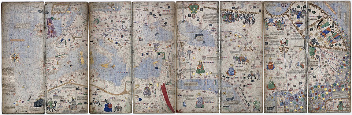 Catalan Atlas (created by Abraham Cresques and nominated by Yann)