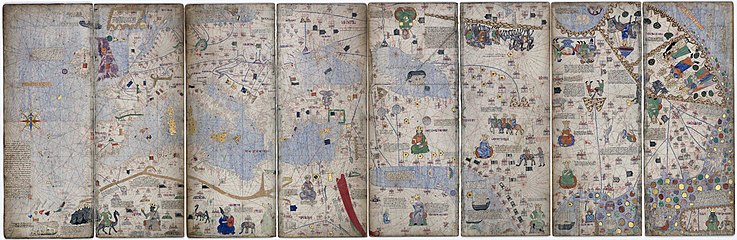 Catalan Atlas by Abraham Cresques