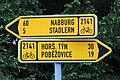 Hinweisschild für Radfahrer (2015)