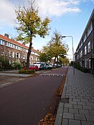 Fahrradweg über die Stadhoudersstraat in Arnhem