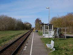 Tating, Seitenbahnsteig