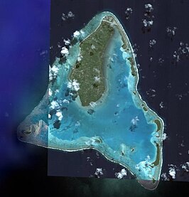 Kaart van Aitutaki