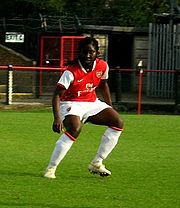 Asante playing for Arsenal Anita Asante 2006.jpg