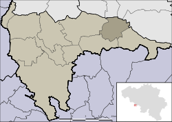 Location of Athis in Honnelles