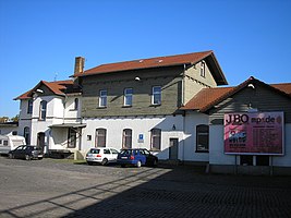 Empfangsgebäude Rückseite