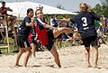 Beachhandball (meine Tochter!)