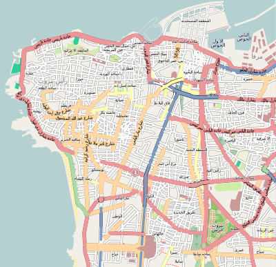 Location map Lebanon Beirut