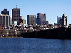 Beacon Hill and Downtown Boston as seen from Cambridge Boston20040307-02.jpg