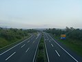 Autobahndreieck Vienenburg mit Abzweigung der A 369 Richtung Goslar/Bad Harzburg