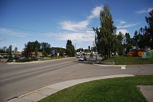 Ortszentrum von Burns Lake