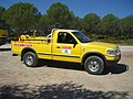 Camion-citerne feu de forêt léger six cents litres de patrouille de prévention État Ford Ranger de la DDAF du Var en 2007.