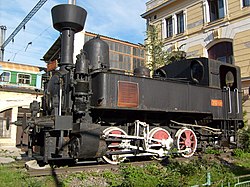 Lokomotiva 310.076 v Českých Budějovicích