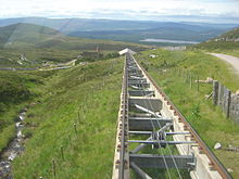 The funicular track in summer Cairn Gorm funicular dsc06413.jpg