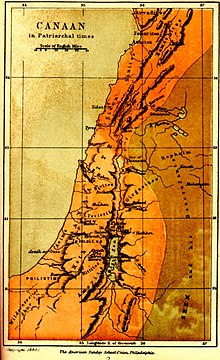 The land of Canaan, which comprises the modern regions of Jordan, Israel, Palestine, Lebanon and Syria. At the time when Canaanite religion was practiced, Canaan was divided into various city states. CanaanMap.jpg