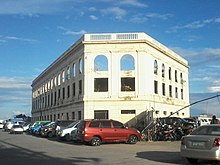 South side view of the Compañía Marítima Building