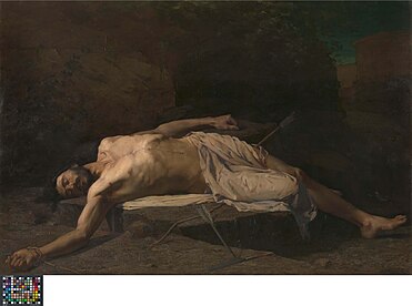 De marteldood van de heilige Sebastiaan, Louis Tytgadt, 1900, Koninklijk Museum voor Schone Kunsten Gent, 1883-Q