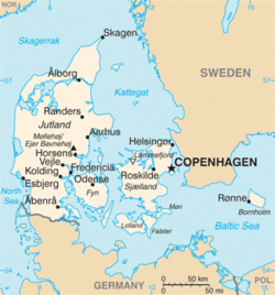 Location in Denmark