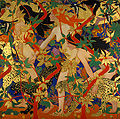 Диана и её нимфы, рисунок из оформления «Чайной комнаты Кроуфорда» (1926)