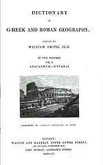 Minijatura za Dictionary of Greek and Roman Geography