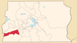 Regione Amministrativa della Recanto das Emas – Mappa