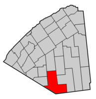 Map highlighting Fine's location within St. Lawrence County.