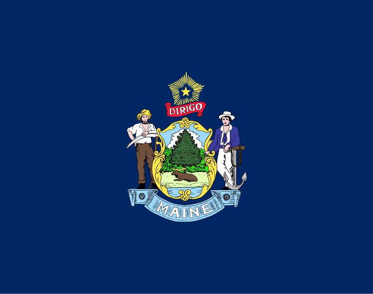 Файл:Flag of Maine.svg