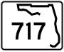 State Road 717 marker