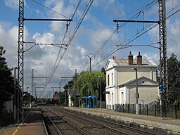 Järnvägsstationen i Chouzy-sur-Cisse