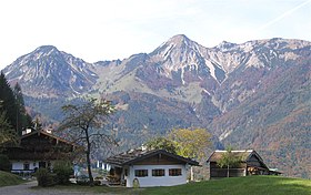 Le Breitenstein (à gauche) et le Geigelstein (à droite)