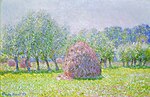 "Haystack" (1893) by Claude Monet - Michele and Donald D’Amour Museum of Fine Arts, Springfield (MA) (W1364)