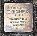 Hagen, Stolperstein Gumprich Erich