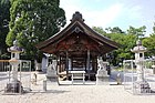 灰宝神社拝殿 （越戸町、2019年（令和元年）8月）