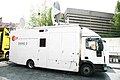 Übertragungswagen des ZDF in Mainz