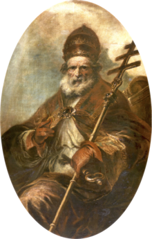 Herrera mozo San León magno Lienzo. Óvalo. 164 х 105 см. Museo del Prado.png