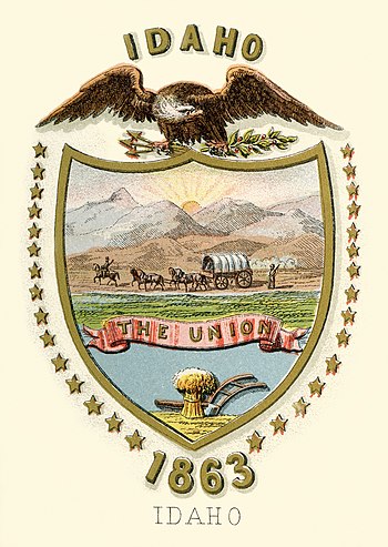 Coat of arms of Idaho Territory
