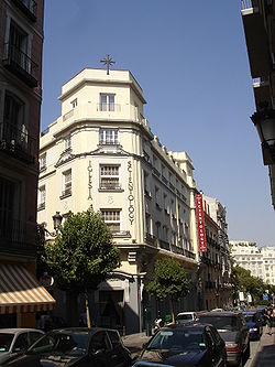 Sede de la Iglesia de la Cienciología en Madrid (España).